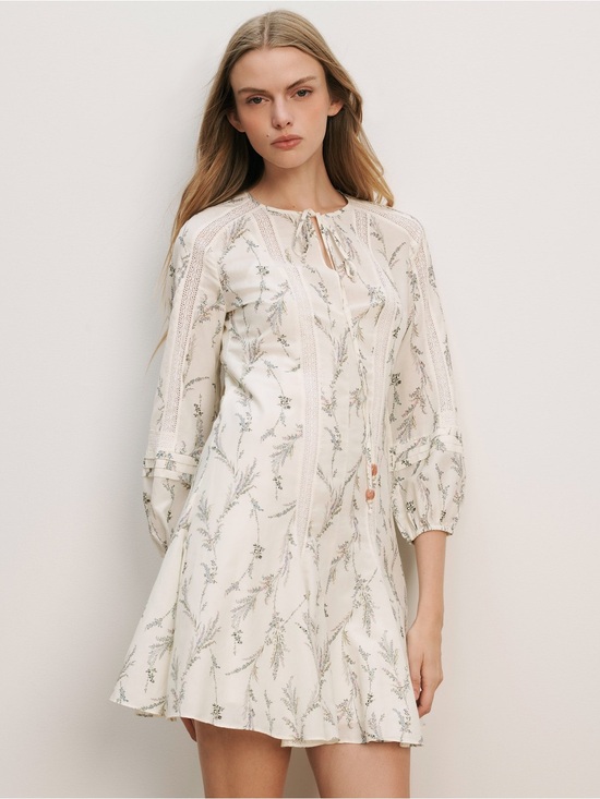 Veronica Beard Dresses & Skirts - Veronica Beard Ollian Lace Inset Mini Dress